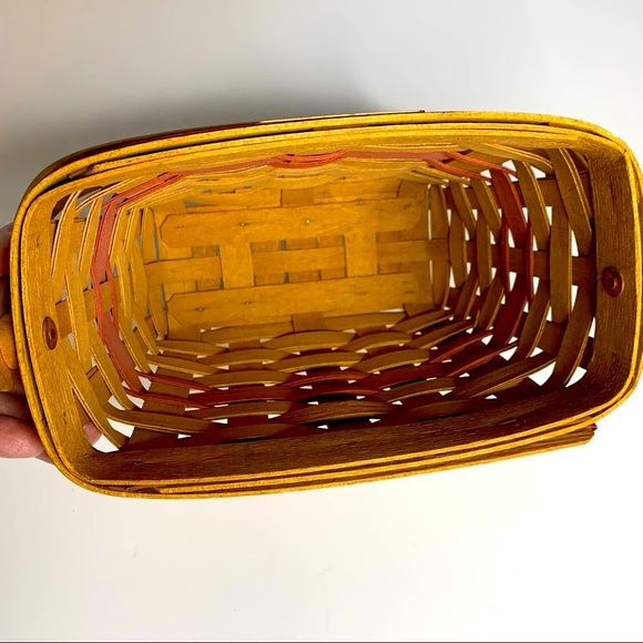 LONGABERGER CHRISTMAS COLLECTION HOLIDAY MEMORY BASKET 1989 - Picture 5 of 5